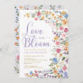 Love is in Bloom | Chic Wildflower Bridal Shower Invitation