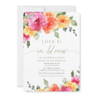 Love is in bloom colorful spring bridal shower