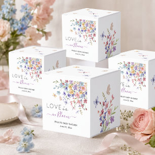 Love is in Bloom Dragonflies Baby Shower Favor Boxes