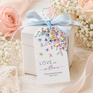 Love is in Bloom Dragonflies Baby Shower Gift Tags