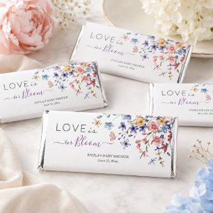 Love is in Bloom Dragonflies Baby Shower Hershey Bar Favors