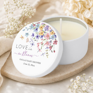 Love is in Bloom Dragonflies Baby Shower Mini Candle Favors