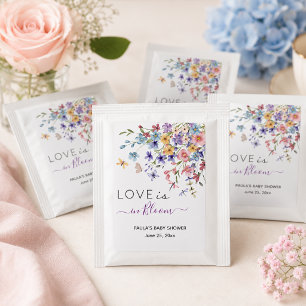 Love is in Bloom Dragonflies Baby Shower Tea Bag Drink Mix