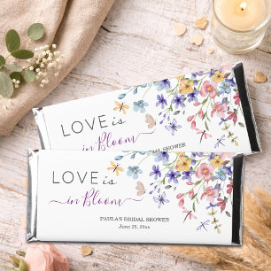 Love is in Bloom Dragonflies Bridal Shower Hershey Bar Favors