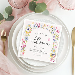 Love is in Bloom Floral Napkins