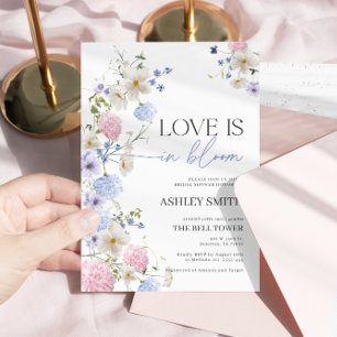 Love Is in Bloom Invitation Floral Bridal Shower
