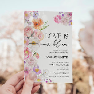Love Is in Bloom Invitation   Floral Fiesta