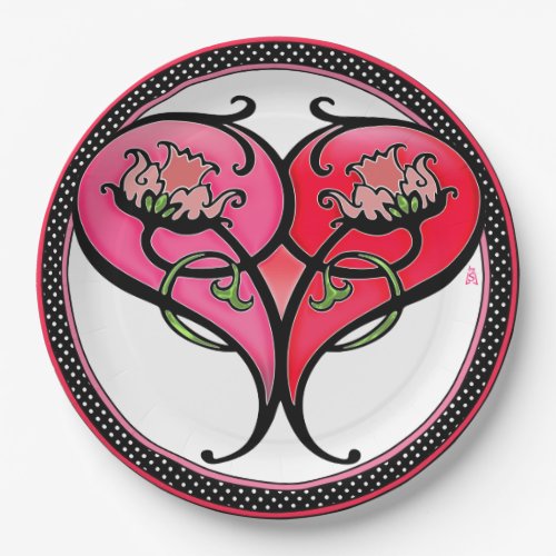Love is in Bloom Paper Plates