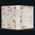 Love Is In Bloom Pressed Wildflower Shower Recipe 3 Ring Binder<br><div class="desc">Create a keepsake your guests will cherish with this Love Is in Bloom Bridal Shower Recipe Binder, designed to beautifully collect family favorites and handwritten recipes from loved ones. Featuring soft watercolor florals, delicate butterflies, and an airy garden-inspired palette, this binder feels romantic, timeless, and perfectly suited for a floral...</div>