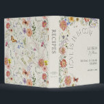 Love Is In Bloom Pressed Wildflower Shower Recipe 3 Ring Binder<br><div class="desc">Create a keepsake your guests will cherish with this Love Is in Bloom Bridal Shower Recipe Binder, designed to beautifully collect family favorites and handwritten recipes from loved ones. Featuring soft watercolor florals, delicate butterflies, and an airy garden-inspired palette, this binder feels romantic, timeless, and perfectly suited for a floral...</div>