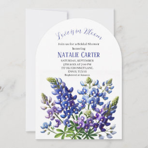 Love is in Bloom Spring Floral Bridal Shower Invitation