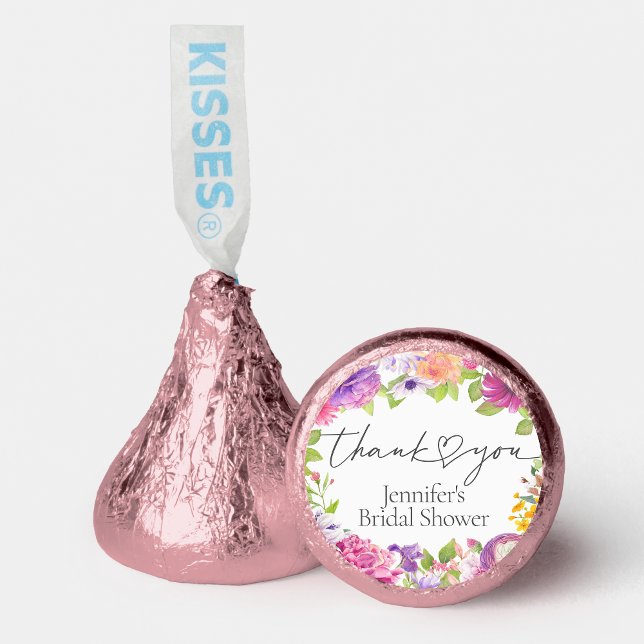 Love is in Bloom | Watercolor Floral Bridal Shower Labels (Creator Uploaded)