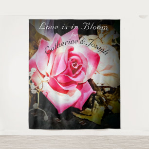 Love is in Bloom Wedding Backdrop