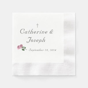 Love is in Bloom Wedding Paper Napkin