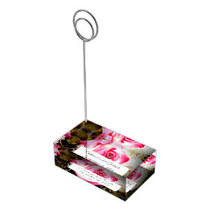 Love is in Bloom Wedding Place Card Holder