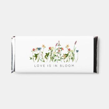 Love Is In Bloom Wildflower Bridal Shower Hershey Bar Favors by MetroEvents at Zazzle