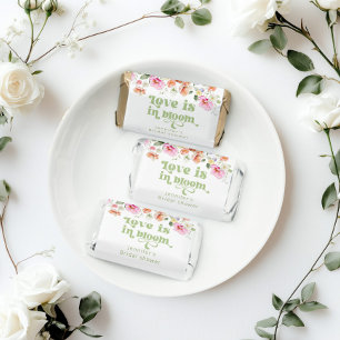 Love is in bloom wildflower bridal shower hershey's miniatures