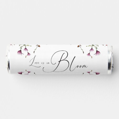 Love is in Bloom Wildflower Floral Bridal Shower Breath Savers Mints