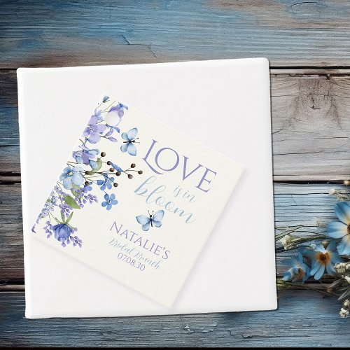 Love Is In Bloom Wildflower Floral Bridal Shower Favor Tags