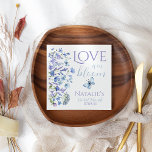 Love Is In Bloom Wildflower Floral Bridal Shower Napkins<br><div class="desc">Introducing our Love Is In Bloom Wildflower Floral Bridal Shower Napkins! Make every detail of your bridal shower special with these charming napkins. Perfect for a spring or summer wedding celebration, they add a touch of natural beauty to your event. With their delicate dusty blue, purple, and lavender hues, these...</div>