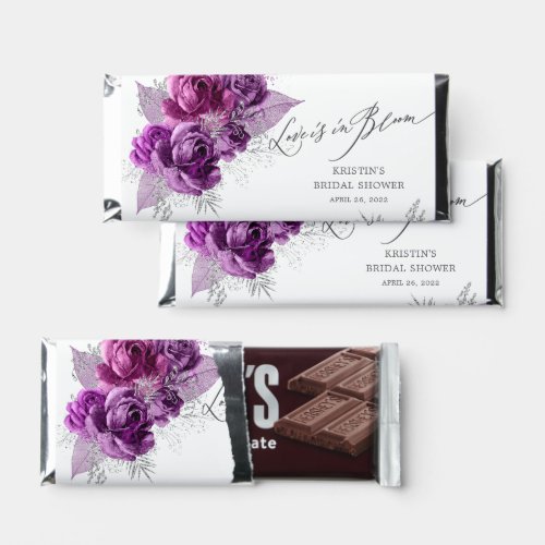 Love Is In BloomFloral Bridal Shower  Hershey Bar Favors