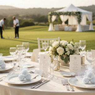 'Love Is In Full Swing.' Wedding Favor Gifts Golf Balls