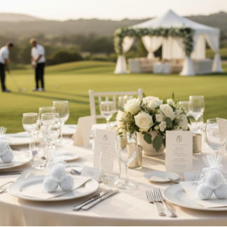 'Love Is In Full Swing.' Wedding Favor Gifts Golf Balls