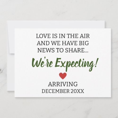 Love is in the air and we have big news pregnancy announcement