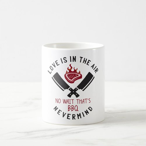 Love Is In The Air BBQ Coffee Mug