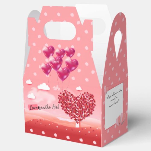 Love is in the Air beautiful Love tree Hearts Favor Boxes