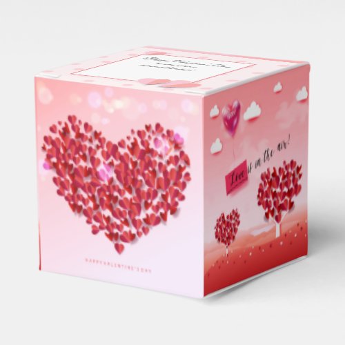 Love is in the Air beautiful Love tree Hearts Favor Boxes