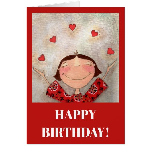 Love is in the Air - Birthday Card (Front)