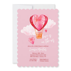 Love is in the Air Bridal Shower Invitation