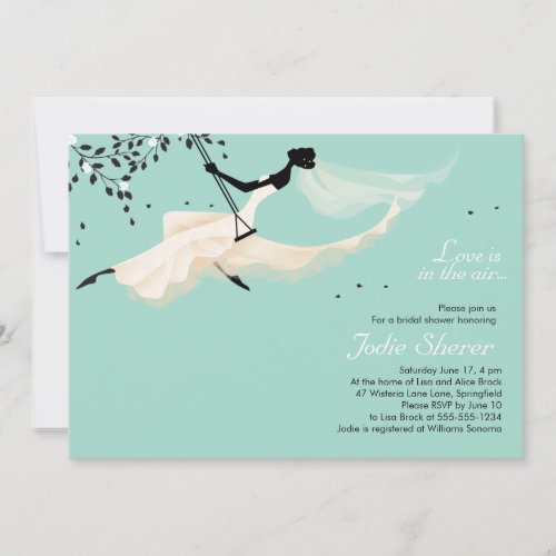 Love is in the air - Bridal Shower Invitation