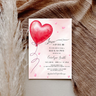 Love is in the air Bridal Shower Invitation