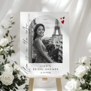 Love is in the air Bridal Shower photo Welcome Foam Board