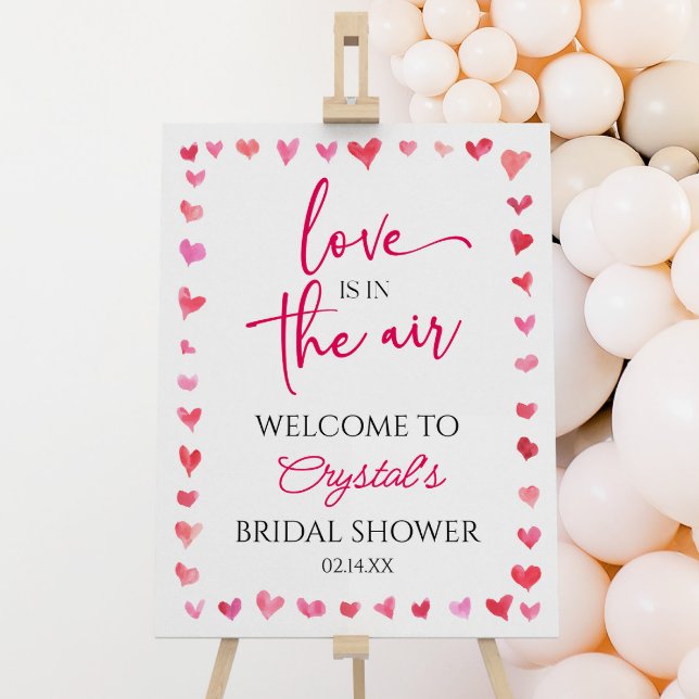 Love Is In The Air Bridal Shower Welcome Sign (Creator Uploaded)