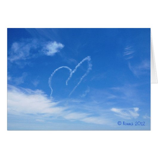 Love is in the air cards (Front Horizontal)