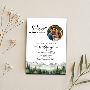 Love is in the air Casual Photo Wedding Save The Date