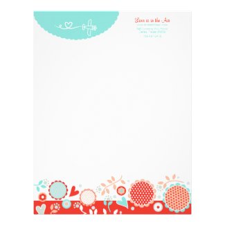 Love is in the Air Cover Letterhead
