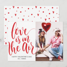 Love Is In The Air Custom Valentine's Day Photo