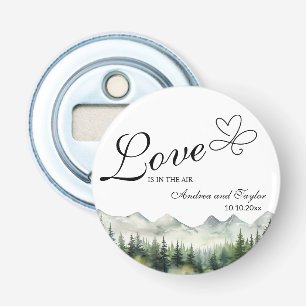 Love is in the Air Elegant Wedding favor Bottle Opener