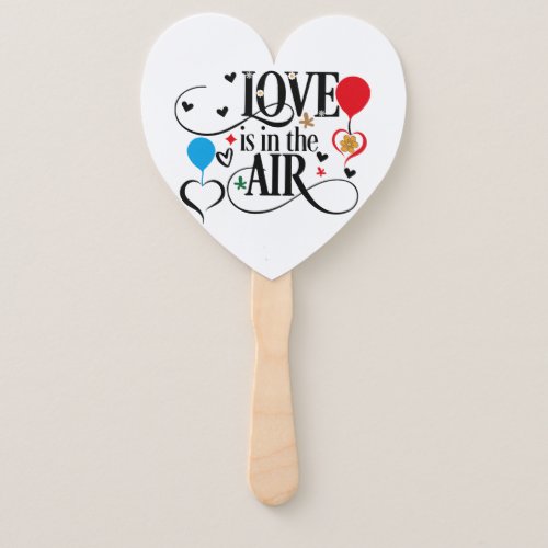 Love Is In The Air Hand Fan