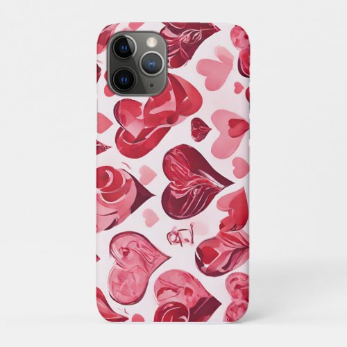 Love is in the Air_ heart design  iPhone 11 Pro Case