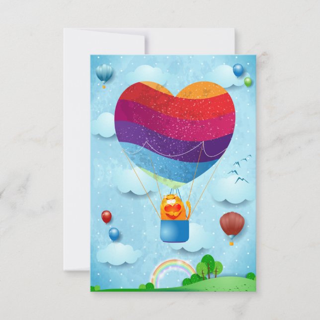 Love is in the air invitation (Front)