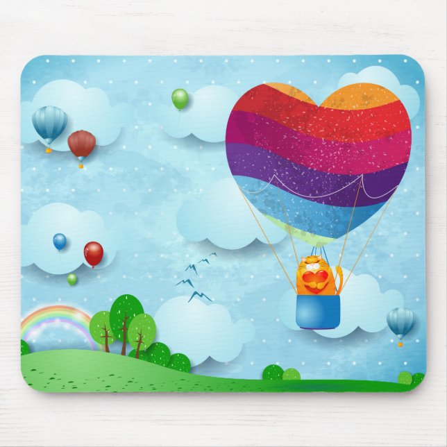 Love is in the air mouse pad (Front)