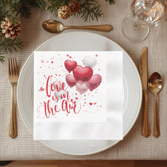 Love Is In The Air Paper Napkin (Creator Uploaded)