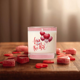 Love Is In The Air Personalized Scented Jar Candle