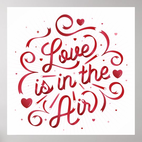 Poster Love Is In The Air