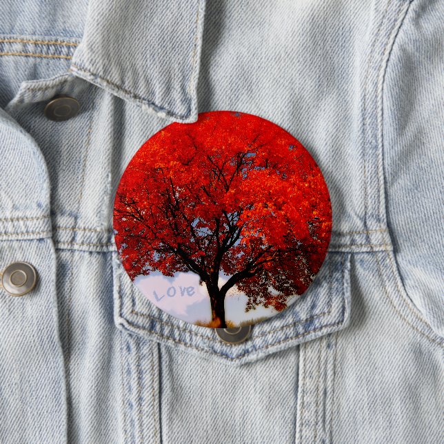 Love is in the air...Red Tree Button (In Situ)